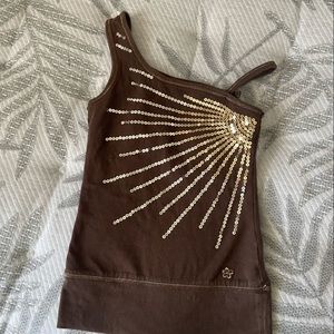 limited Too Brown top 2008